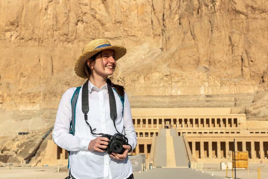 Luxor: Valley of the Kings and Hatshepsut Temple w/Nile Boat - Karnak Temple, where scale does the talking