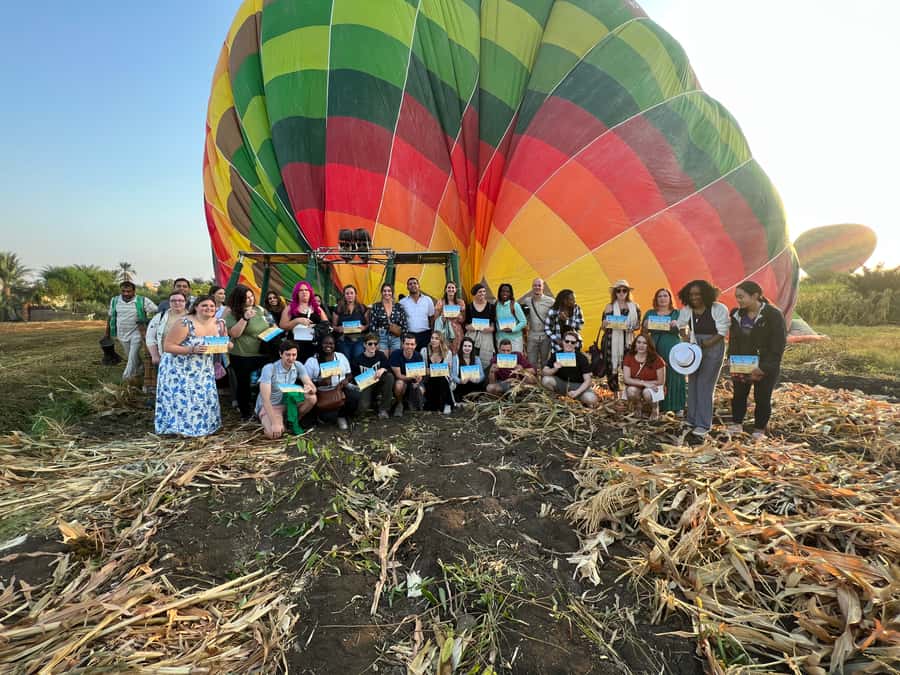 Luxor: West Bank Hot Air Balloon Ride with Hotel Pickup - Watching the balloon inflate before takeoff