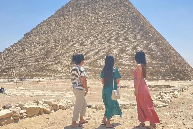 Luxury Private Tour Giza pyramids ,Sphinx ,Camel Rid and Lunch - The Great Sphinx and the Temple of Cheops
