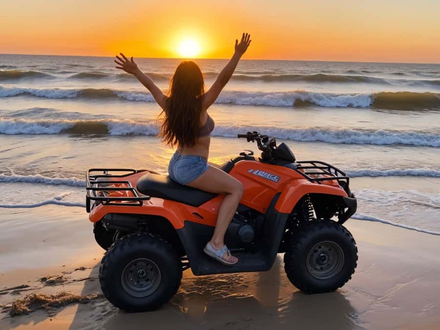 Makadi Bay: ATV, Sea View, Camel, Stargazing, Dinner & Show - The safety briefing and first quad lesson