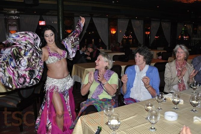 Nile Dinner Cruise in Cairo with Belly Dancing and Hotel Transfer - What the Cairo evening looks like