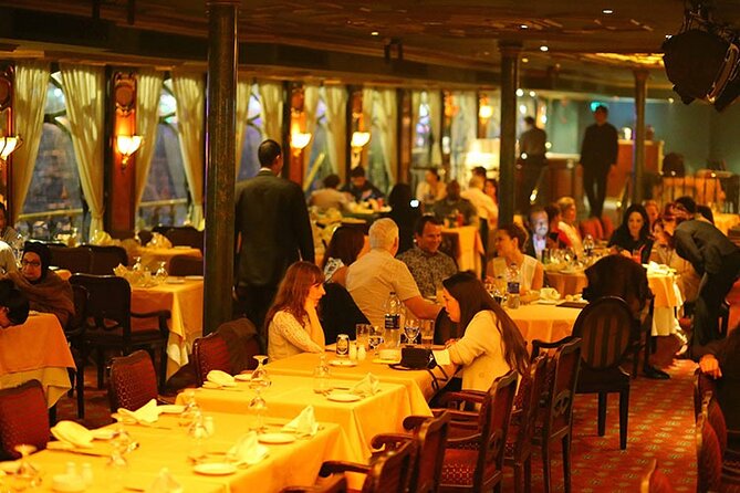 Nile Maxim Dinner Cruise In Cairo - Tannura and Belly Dancer-Oriental Show show - How the river views fit into the evening