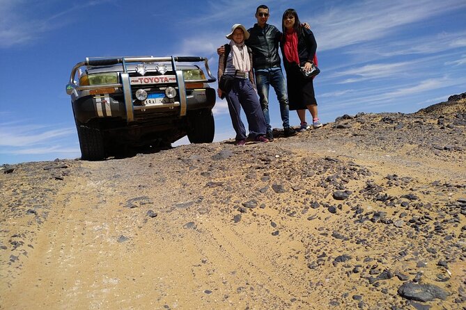 Overnight Camping At White Desert And Bahariya Oasis - Crystal Mountain and the route toward Agabat
