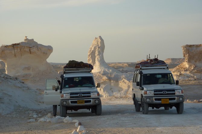 Overnight White Desert Safari Camping from Cairo - Bawiti, palm groves, and the first desert views