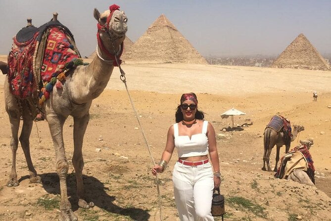 Private 4 Hour Giza Pyramids Sphinx Camel Lunch Pyramid Inside - Cheops, Chephren, and Mykerinus