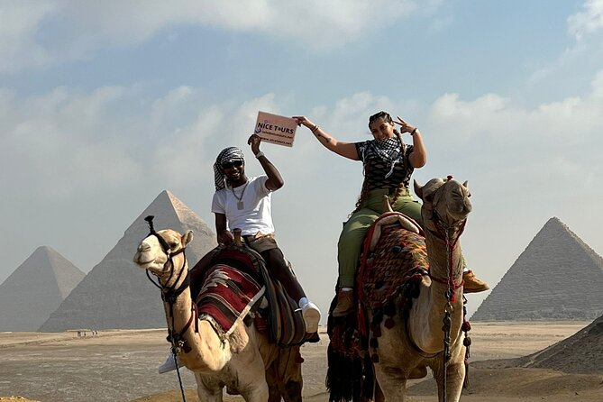 Private Day from Sharm to Cairo by plane, all entrance fees, Camel, Lunch, Guide - Khan el Khalili for a taste of old Cairo