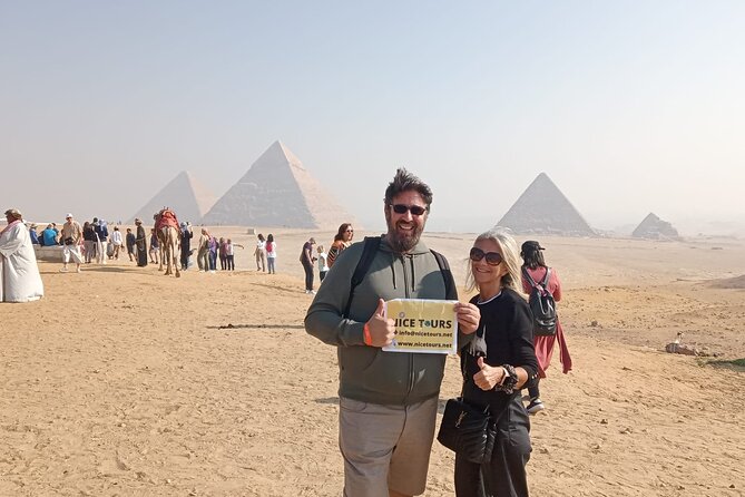 Private Day from Sharm to Cairo by plane, all entrance fees, Camel, Lunch, Guide - Lunch, shops, and the parts of the day to manage