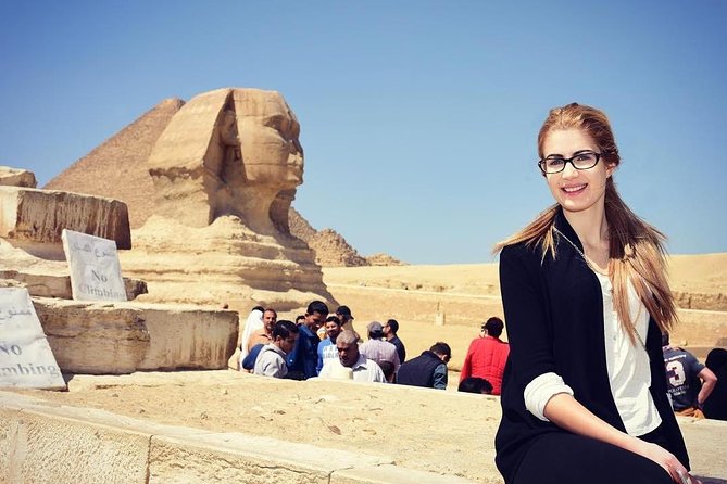 Private Day Tour Giza Pyramids, Sphinx, Memphis, and Saqqara - Ancient Memphis and the Ramses II statue