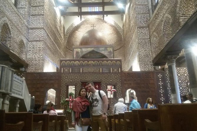 Private Day Tour to Giza Pyramids, Sphinx, Coptic Cairo and Saint Simon Church in Cairo - The Hanging Church above Babylon Fortress