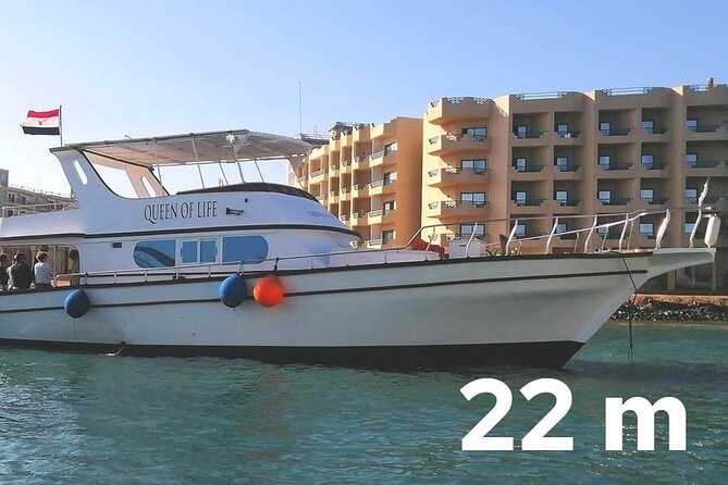 PRIVATE! | Full Day Charter Boat Trip| Up to 14 | Snorkeling and Islands tour - From Hurghada Marina to open water