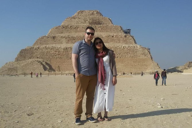 Private full day tour to Giza Pyramids, Sphinx, Sakkara and Dahshour with guided - Saqqara and the Step Pyramid of Djoser