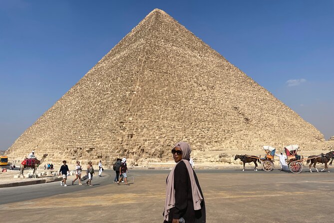 Private Giza Pyramids & Sakkara Tour with Camel Ride & Lunch - The panoramic viewpoint and 30-minute camel ride