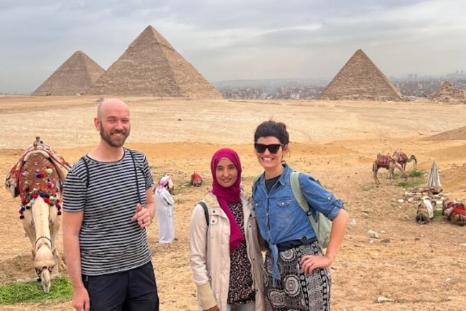 Private Giza Pyramids,Sphinx,camel,lunch, 2 tombs,Great Pyramid - The Great Sphinx from its best-known viewpoint