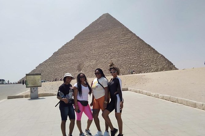 Private Giza Pyramids, Sphinx, Quad Bike, Camel Ride, Nile Dinner Cruise - The panoramic viewpoint and the famous pyramid photos