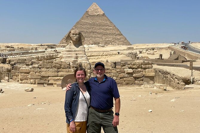 Private Guided Day-Tour to Giza Pyramids Egyptian Museum and Felucca - Old Cairo, the fortress, and Ben Ezra Synagogue