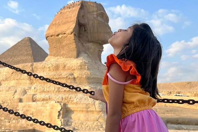 Private Half Day Giza Pyramids Tour with camel & Lunch - Khufu, Khafre, and Menkaure in one hour
