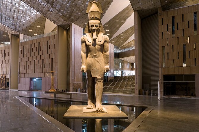 Private Journey :Grand Egyptian Museum & Giza Pyramids - From Cairo hotel pickup to the museum