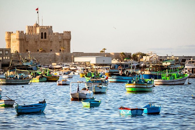 Private tour to Alexandria from Giza with Lunch and Entrance fees - The Citadel of Qaitbay and the Mediterranean shore