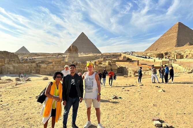 Private Tour to Giza Pyramids Sphinx Memphis and Saqqara - The Great Sphinx and the best photo stops