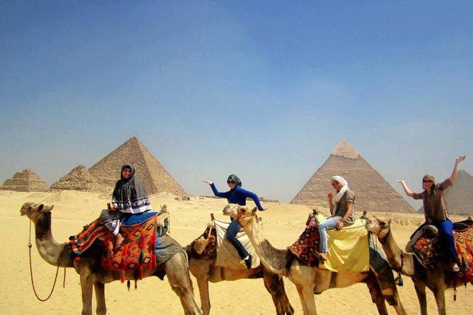 Private ViP all-inclusive Giza Pyramids,Sphinx,Inside Pyramid - The panoramic viewpoint and 30-minute camel ride