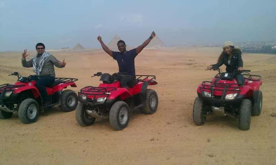 Pyramids of Giza: 1-Hour Quad Bike Desert Safari - Pickup from Giza, Cairo, and 6th of October City