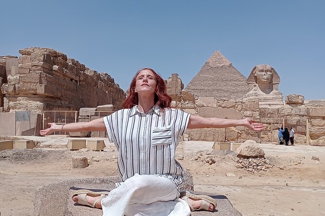 Pyramids of Giza , Memphis , Saqqara , Lunch Guided Private Trip - Saving Giza for the final act