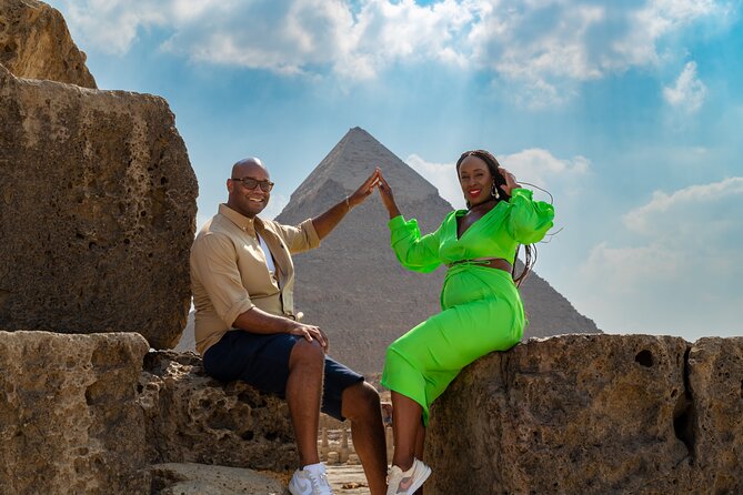 Pyramids of Giza Photoshoot & Tour with Camel, Horse & Shopping - The panoramic viewpoint, camel ride, and horse session