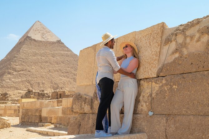 Pyramids of Giza Photoshoot & Tour with Camel, Horse & Shopping - Meeting the Great Sphinx up close
