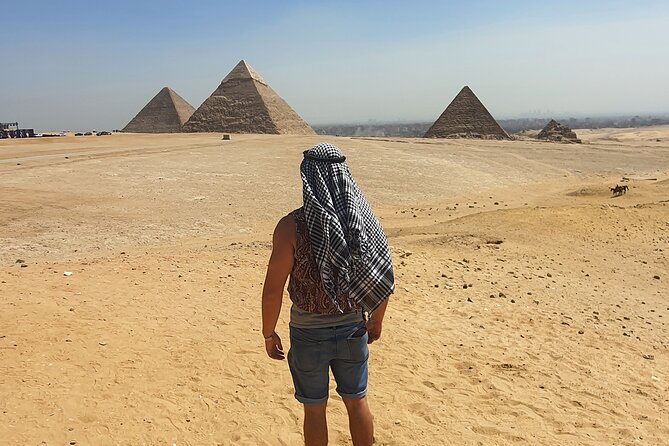 Pyramids of giza ,Sphinx,riding camel and driving a quad bick ATV. - One hour on a quad bike near Giza