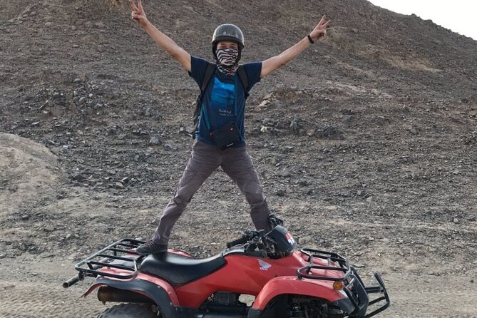 Pyramids of giza ,Sphinx,riding camel and driving a quad bick ATV. - Who gets the best value from $55