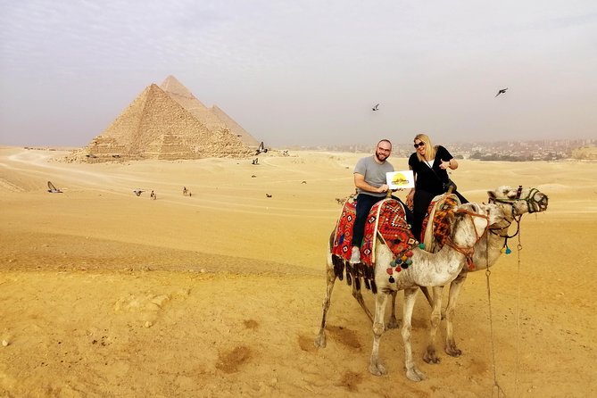 Pyramids of Giza, the Sphinx, the Egyptian Museum. - Giza: three pyramids, one enormous setting