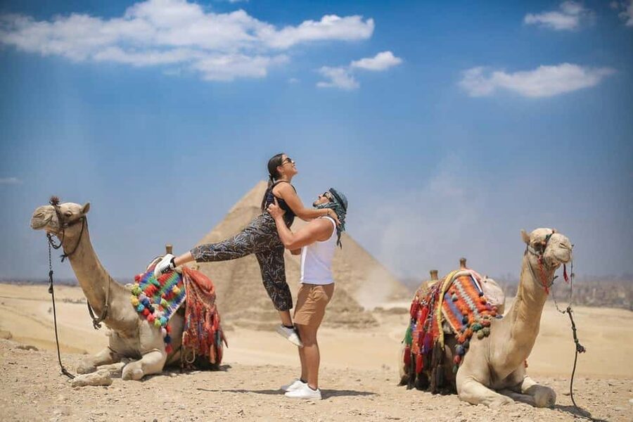 Pyramids & Sphinx Tour with Free Camel Ride - Hotel pickup and the ride to Giza