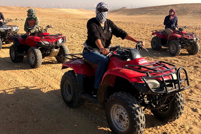 Quad Bike ATV Tours in Desert of Giza Pyramids with Egyptian Tea - Tea, coffee, and a pause in the desert