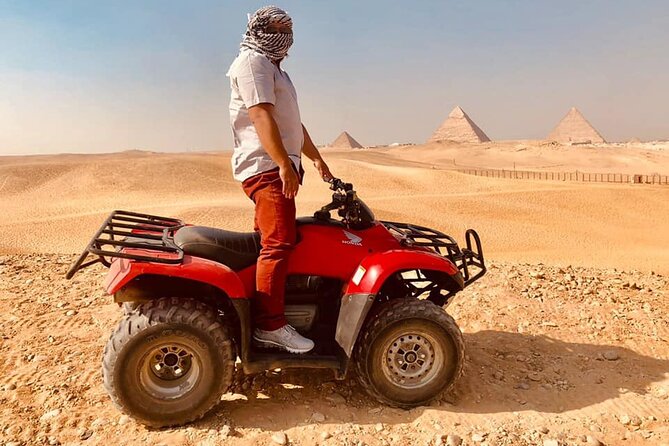 Quad Bike , Lunch and Camel Ride Private Tours from Cairo Giza Hotel - What this Giza desert tour is really like