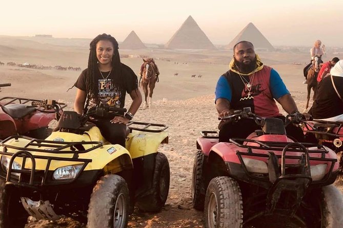 Quad Bike , Lunch and Camel Ride Private Tours from Cairo Giza Hotel - Photo stops, shopping, and the role of your driver