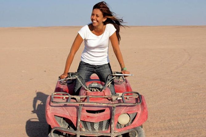 Quad bike ride in the pyramids of Giza - The desert route and the pyramid photo stop