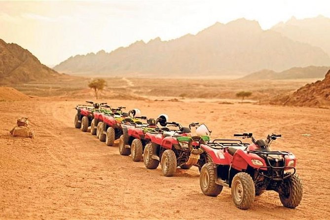 Quad bike ride in the pyramids of Giza - Private transfers make a $35 tour easier