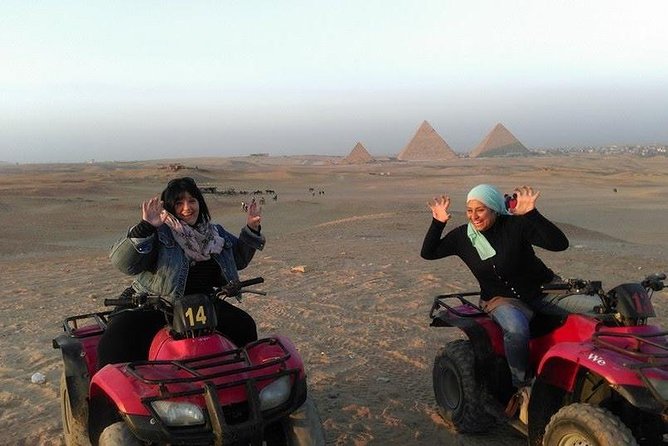 Quad Bike Trip At Desert of Giza Pyramids - The Pyramid View Comes First