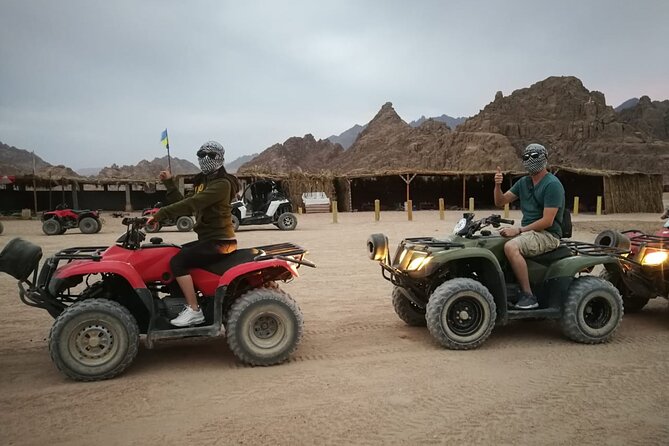 Quad Biking Tour in Sharm El Sheikh Desert - The first 25-minute ride across open ground