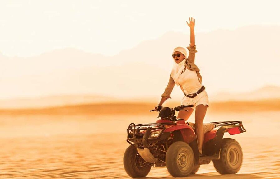 Sharm El Sheikh: ATV Dunes & Waves Adventure with Lunch - One full day from Sinai sand to Red Sea water