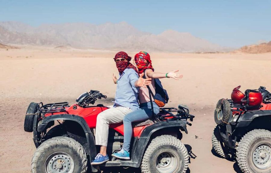 Sharm El Sheikh: ATV Dunes & Waves Adventure with Lunch - Egyptian lunch and included drinks