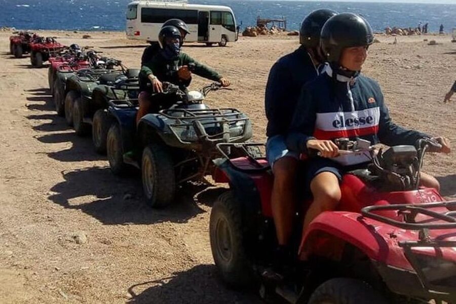 Sharm El-Sheikh: Parasailing, Camel Ride, Dive & Quad Bike - One day, two sides of South Sinai