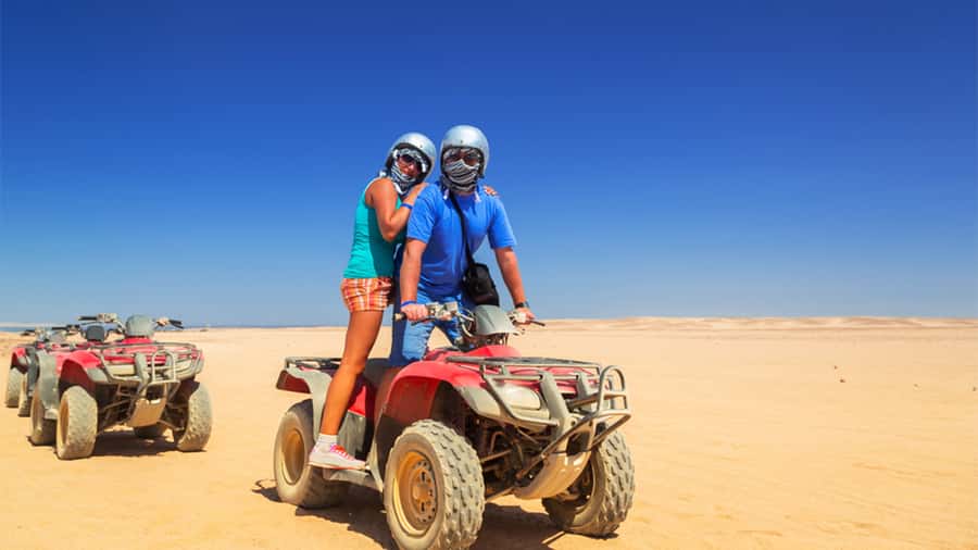 Sharm El Sheikh: Quad Biking, Camel Ride & Bedouin Dinner. - Bedouin tea and the short camel ride