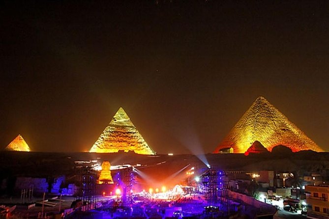Sound and Light Show at Giza Pyramids - Early Photos Before the 8:30 pm Show