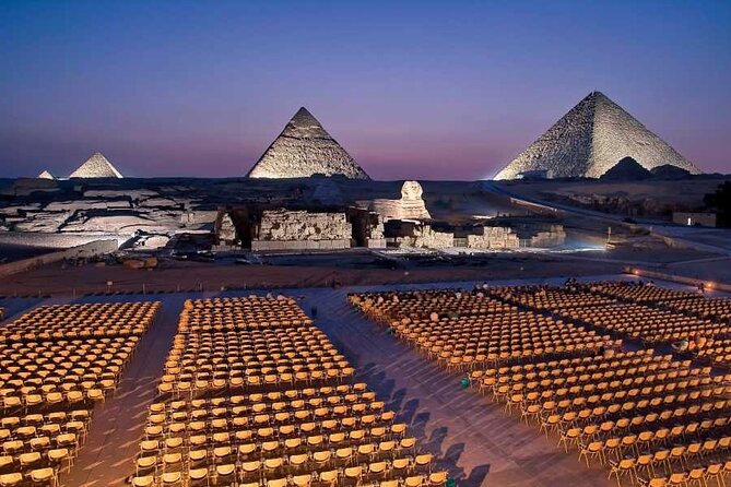 Sound and Light Show at the Pyramids from Egypt - The 6 pm Pickup and Private Ride
