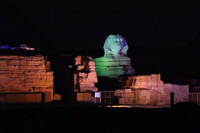 Sound and Light show Giza pyramids with private pick up - What the Giza night show is really like