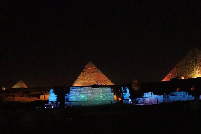 Sound and Light show Giza pyramids with private pick up - Is $14 good value?