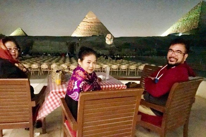 Sound and Light show Giza pyramids with private pick up - The private pickup from Cairo or Giza