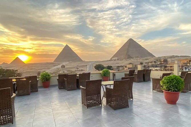 Sound and light show with Dinner with Pyramids view Roof Top Restaurant - Who will enjoy this evening most