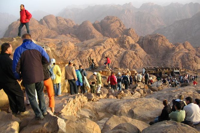 St Catherine Monastery and Mt Sinai Sunrise Tour from Dahab - Climbing the trail behind the monastery